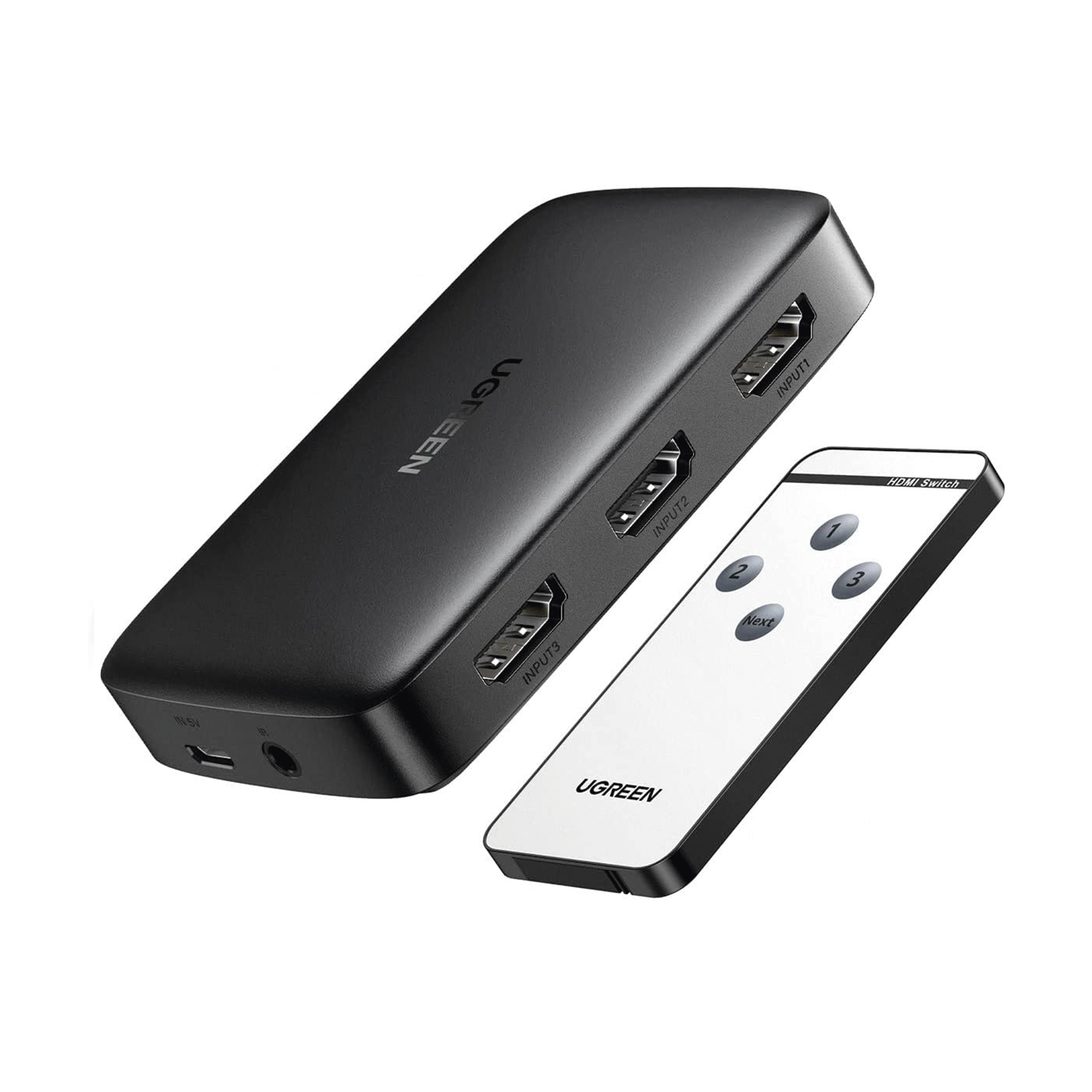 Conmutador HDMI (Switch) 4K@30Hz | 3 Entradas a 1 Salida | 3D | Transmisión Estable | Incluye Control Remoto | Receptor de Infrarrojos | Indicador LED | Chip Inteligente | Incluye Cable Micro USB para Alimentación. Conmutador HDMI (Switch) 4K@30Hz | 3 Entradas a 1 Salida | 3D | Transmisión Estable | Incluye Control Remoto | Receptor de Infrarrojos | Indicador LED | Chip Inteligente | Incluye Cable Micro USB para Alimentación.